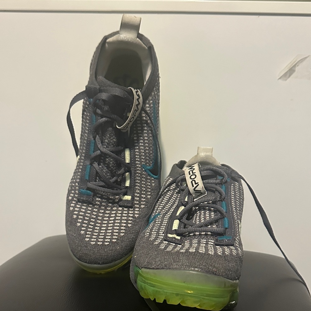 Nike Gray and Blue Athletic Shoes